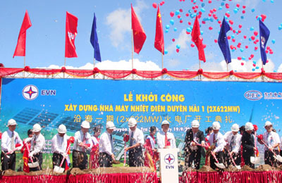 Khởi công xây dựng nhà máy nhiệt điện Duyên Hải 1